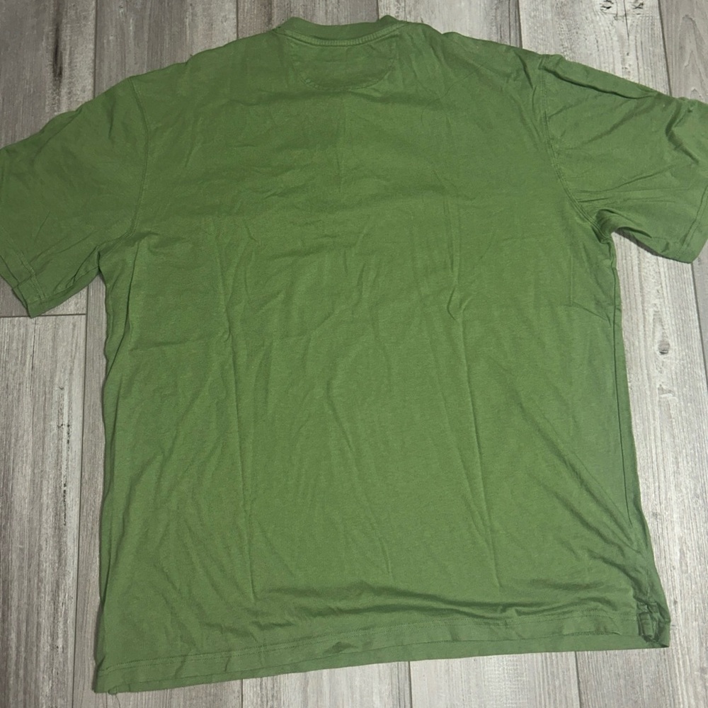 Duluth Trading Olive Green Short Sleeve Henley Shirt Pocket Men XL - Picture 3 of 10